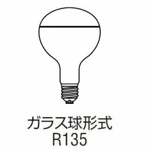 イワサキ屋外投光用アイランプ散光形110V300W形E39口金RF110V270WH