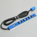 アメリカン電機 0Uコンセントバー スリムタイプ IEC C-13×6個口 20A入力 接地形2P HAC9060LS-BL