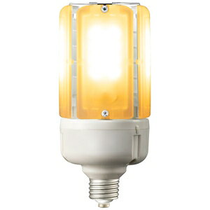 【仕様】●メーカー:岩崎電気●型番:LDT100242V28LG21●商品名:●LEDioc LEDライトバルブK●ワット数(W):28●明るさ:水銀ランプ100W相当●点灯方向:ユニバーサル点灯●光源色:ナトリウム色●相関色温度(K):2100●口金:E26●定格電圧(V):100〜242●定格周波数(Hz):50/60●入力電流(A):100V 0.28・200V 0.14・242V 0.12●消費電力(W):28.0●全光束(lm):3600●固有エネルギー消費効率(lm/W):128.5●耐雷サージ(kV):12(コモンモード)※ランプきょう体をアースとした場合●平均演色評価数(Ra):70●LEDモジュール寿命(時間):40000(光束維持率80%)●質量(g):470●材質:・本体:PBT-GF30%・グローブ:ポリカーボネート●仕上色:白色塗装●使用温度範囲(℃):-25〜+35(適合器具へ取付時の周辺温度)●電力会社申請容量(VA):100V 28・200V 28・242V 29【ご注意】※防振パッキン同梱(53W・67Wは装着済)です。※落下防止ワイヤは、28Wは別売、53W・67Wは装着済です。※下面開放器具と組合せて使用する場合は、必ず落下防止ワイヤを取付けてください。28Wは別売りとなります。