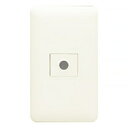 神保電器 テレホンチップ 丸穴φ9mm用 ピュアホワイト WJ01412PW(3)