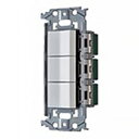 パナソニック 埋込スイッチセット 《SO-STYLE》 スイッチC・スイッチE×2 マットホワイト WNSS50244W