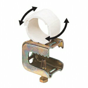 未来工業 PF管クリップ H・L形鋼用 電気亜鉛めっき仕様 適合寸法:鋼材厚3〜16mm 適合管:PF管28 SGKM-28F