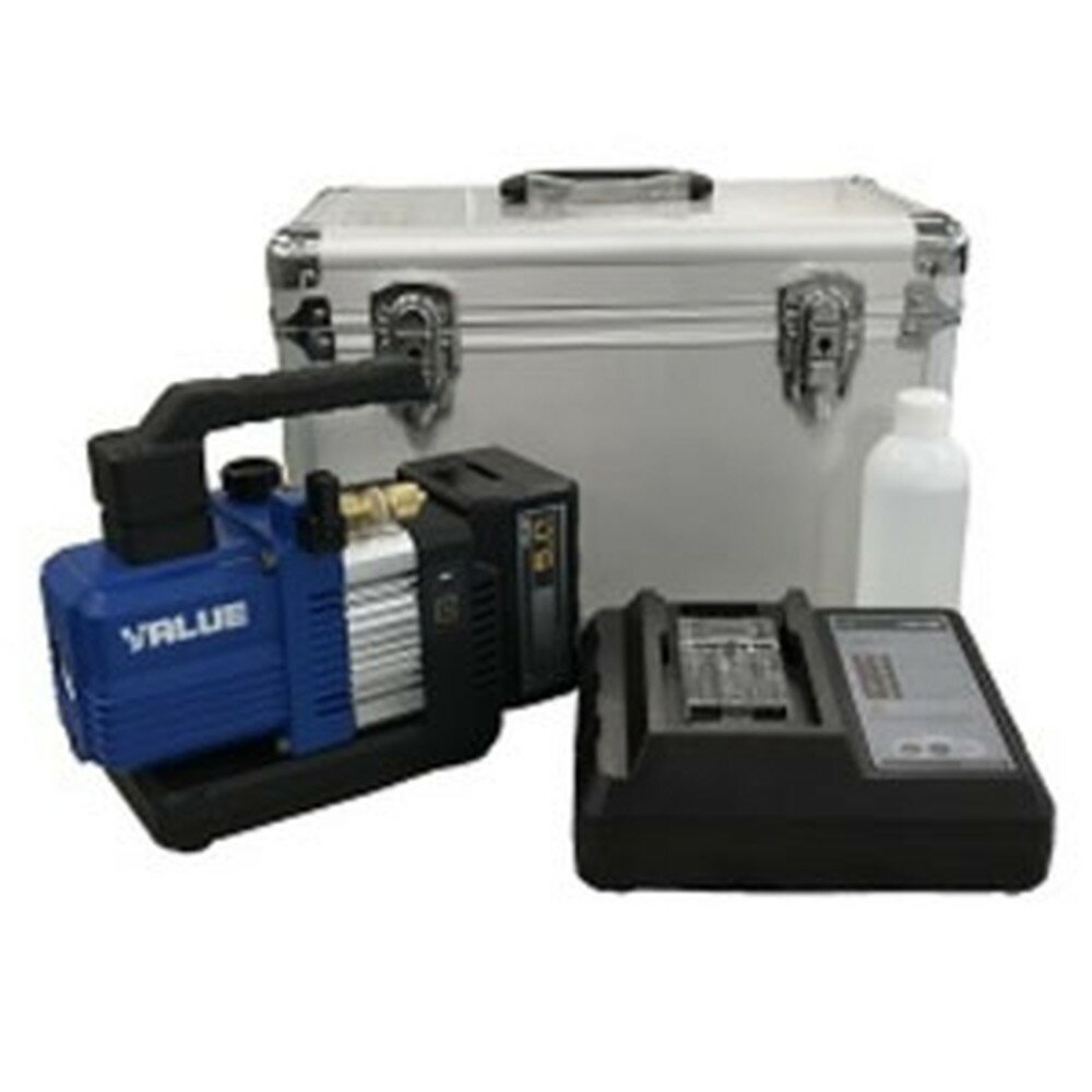 BBKテクノロジーズ 充電式真空ポンプ 18V 5Ah 2ステージタイプ 直流ブラシレスモーター搭載 専用ケース..