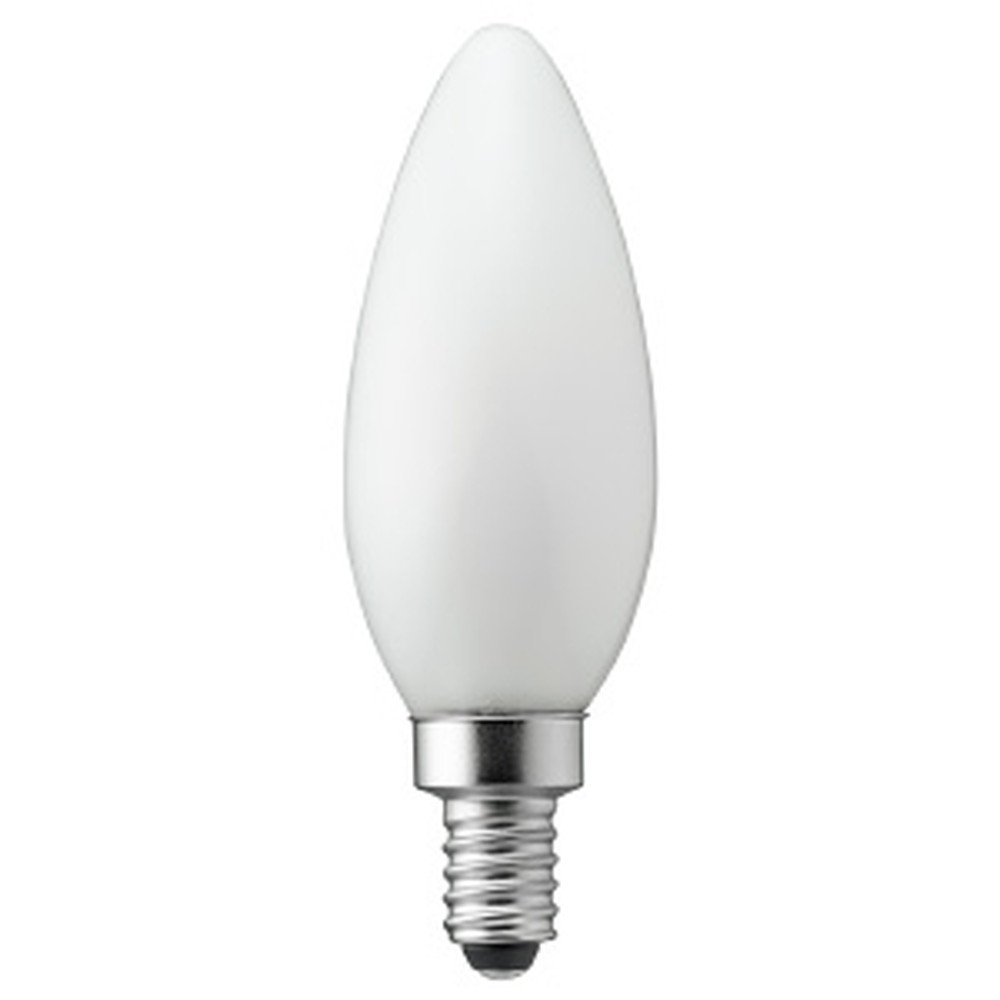 電材堂 LED電球 C32シャンデリア形 ホワイトタイプ 25W形相当 電球色 口金E12 LDC2LG32E12WHDNZ