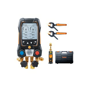【仕様】●メーカー:testo●型番:WTA125D●商品名:●商品名:デジタルマニホールド testo 557s ●型番:0564 5570温度●測定範囲:-50 〜 +150 °C●精度:±0.5 °C●分解能:0.1 °C●プローブ接続:2 x プラグイン (NTC)圧力測定●測定範囲:-1 〜 60 bar●精度:±0.5 フルスケールの●分解能:0.01 bar●プローブ接続:3 x 7/16 ? UNF + 1 x 5/8'' ? UNF●相対圧過負荷(高圧側):65 bar一般テクニカルデータ●質量:1243 g●外形寸法:229 x 112.5 x 71 mm (長さ x 幅 x 高さ)●動作温度:-20 〜 +50 °C●保護等級:IP54●製品の色:黒●自動オフ:10 min*●バッテリの種類:単3電池 x 4●バッテリ寿命:250 h with no illumination