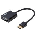 ELECOM HDMI用VGA変換アダプタ HDMIオス-VGAメス 長さ0.15m AD-HDMIVGABK2(2)