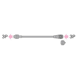 ジェフコム 延長コード 3P SJ-NHシリーズ用 長さ20m SJ-NH06-L200-3P