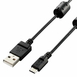 ELECOM USB2.0P[u Jڑp A-microB^Cv 0.5m DGW-AMBF05BK