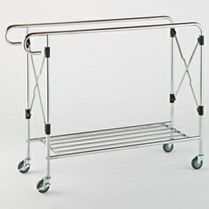 テラモト 【受注生産品】システムカート フレームのみ キャスター径100mm DS-574-011-0