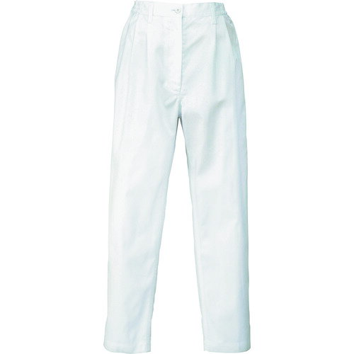 アイトス レディース脇シャーリングパンツ ホワイト 6L AZHH4400016L