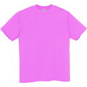 アイトス Tシャツ 男女兼用 ピンク XL AZMT180032XL