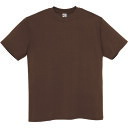 アイトス Tシャツ 男女兼用 チョコレート S AZMT180034S