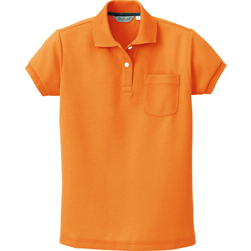 アイトス レディース半袖ポロシャツ オレンジ 11 AZCL200001211