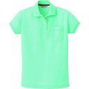 アイトス レディース半袖ポロシャツ ミントグリーン 7 AZCL20000047