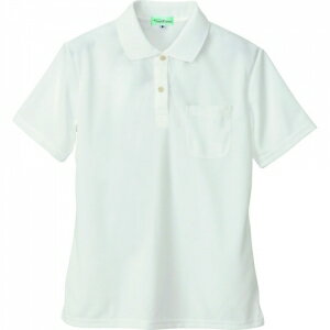 アイトス 吸汗速乾(クールコンフォート)レディース半袖ポロシャツ ホワイト S AZ10589101S