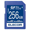 ELECOM SDXCJ[h 256GB UHS-&#8544;U3EV30Ή f[^T[rXt MF-FS256GU13V3R