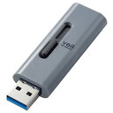 【特長】●USB3.2(Gen1)対応で、読込速度90MB/sの超高速データ転送を実現するUSBメモリです。●USB3.1(Gen1)/USB3.0/USB2.0への下位互換が可能で、USB3.1(Gen1)/USB3.0/USB2.0対応のパソコン・機器でもそのまま接続可能です。●キャップレスでキャップを紛失する心配がないスライド式です。●お好みのストラップを装着できるストラップホールを装備しています。※本製品にストラップは付属していません。●Macにも対応しており、WindowsパソコンとMacパソコン間でのデータのやり取りが可能です。●ELECOM社Webサイトからダウンロードすることで、パスワード自動認証機能付暗号化セキュリティソフト｢PASS×AES(パスワード自動認証機能+データ暗号化機能)｣あるいは｢PASS(パスワード自動認証機能)｣のみでの使用が可能です。【仕様】●メーカー:ELECOM●型番:MF-SLU3064GGY●商品名:スライド式USBメモリー●インターフェース:USB3.2(Gen1)、USB3.1(Gen1)、USB3.0、USB2.0●コネクタ形状:USB タイプA オス●容量(GB):64●電源:USBバスパワー●カラー:グレー●セキュリティ機能:PASS(Password Authentication Security System)あるいはPASS(Password Authentication Security System)×AES●対応機種:Windows 10・8.1が動作するWindowsパソコン、およびmacOS Big Sur 11.0が動作するMac●付属ソフトウェア対応機種:Windows 10・8.1が動作するWindowsパソコン、およびmacOS Big Sur 11.0が動作するMac●サイズ(mm):コネクタ収納時 幅58×奥行20.6×高さ9.6●質量(g):約10【ご注意】※一部管理領域等で使用されているため、実際に使用できる容量は表記の容量より小さくなります。※最大転送速度はELECOM社環境による実測値であり、すべての環境において保証するものではありません。※暗号化でUSBメモリのメモリ領域を使用します。そのためデータ用として使用できる領域は、表示されているメモリ容量の約1/2となります。※｢PASSフォルダ｣の場所をデスクトップにした場合、USBメモリの全容量が使用可能になります。