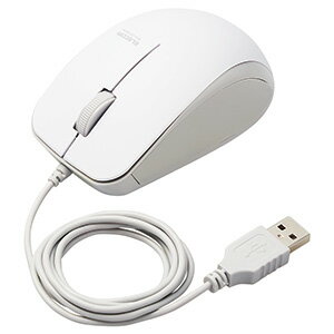 ELECOM 抗菌有線マウス BlueLED方式 Mサイズ 3ボタン ホワイト M-BL27UBKWH ELECOM 抗菌有線マウス BlueLED方式 Mサイズ 3ボタン ホワイト M-BL27UBKWH