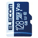 ELECOM microSDXCJ[h 128GB h\IPX7 UHS-&#8544;U3EV30Ή f[^T[rXt MF-MS128GU13V3R