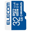 ELECOM microSDHCJ[h 32GB h\IPX7 UHS-&#8544;U1EA1Ή IKARUSCZXt MF-MS032GU11IKA