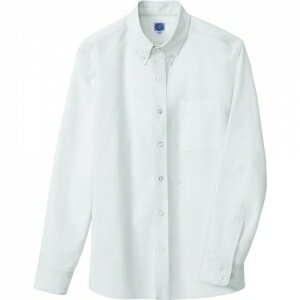 アイトス メンズ長袖オックスボタンダウンシャツ ホワイト 5L AZ78700015L