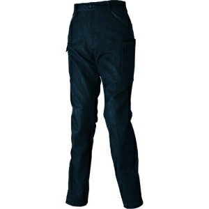 アイトス レディースカーゴパンツ(ノータック) デニムブラック 3L AZ609260103L(4)