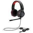 ELECOM ゲーミングヘッドセット 4極ミニプラグ接続 両耳オーバーヘッドタイプ 50mmドライバ ブラック GM-HSG01BK