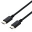 ELECOM USB2.0֥ TypeC-TypeC ɥ PDб Ĺ1.0m ֥å MPA-CC10PNBK