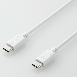 ELECOM USB2.0P[u TypeC-TypeC X^_[h^Cv PDΉ 1.5m zCg MPA-CC15PNWH