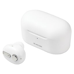 ELECOM ヘッドセット 超極小サイズ Bluetooth&reg;5.0対応 充電ケース付 ホワイト LBT-HSC32MPWH