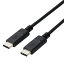 ELECOM USB2.0֥ TypeC-TypeC PDб Ĺ1.0m GM-U2CCC10BK