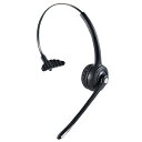 ELECOM 片耳ヘッドセット オーバーヘッドタイプ Bluetooth reg 5.0対応 LBT-HSOH10PCBK