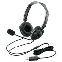 ELECOM ヘッドセット USB接続 折りたたみ式 両耳オーバーヘッドタイプ 40mmドライバ HS-HP20UBK