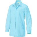 アイトス レディース長袖スモック サックス 5L AZ12410075L