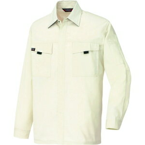 アイトス 長袖シャツ 薄地 男女兼用 SS アイボリー AZ5575001SS