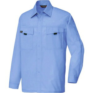 アイトス 長袖シャツ 薄地 男女兼用 M ミストバイオレット AZ5575076M