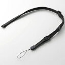 ELECOM ネックストラップ スマートフォン用 スタンダード長さ調節37~50cm ブラック P-STN01BK