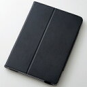 ELECOM ソフトレザーカバー 手帳型 2アングルスタンド ブラック TB-A19RPLFBK