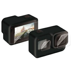 GoPro HERO8 BLACK アクションカメラ用 液晶保護フィルム 超親水性 衝撃吸収 指紋防止 硬度3H AC-GP8BFLPAFFG