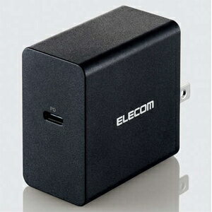 ELECOM ACŴ PDб Ķ®ź45W Type-C1ݡ GaN ACDC-PD0745BK