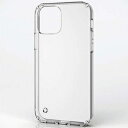 ELECOM ハイブリッドケース フォルティモ採用 耐衝撃・高透明ワイヤレス充電対応 PM-A20BHVC2CR