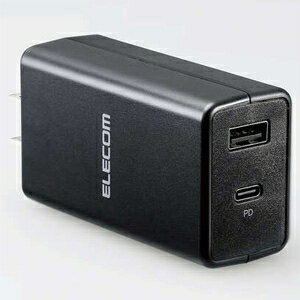 ELECOM AC充電器 PD対応 超高速充電最大合計出力57W QuickCharge3.0認証 ACDC-PD1757BK