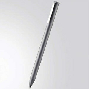 ELECOM アクティブタッチペン 充電式 iPad専用 極細ペン先2mm グレー P-TPACSTAP01GY