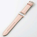 ELECOM ハイブリッドレザーバンド Apple Watch(40・38mm)用 バンドサイズ135~185mm ピンク AW-40BDLHVPN