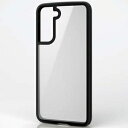 ELECOM ハイブリッドケース ≪TOUGH SLIM LITE≫ Galaxy S21 5G用 耐衝撃ワイヤレス充電対応 PM-G211TSLFCBK