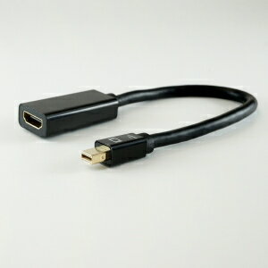 ホーリック Mini Displayport-HDMI変換アダプタ 10cm MDPHDF01-178BK 2