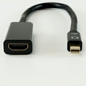 ホーリック Mini Displayport-HDMI変換アダプタ 10cm MDPHDF01-178BK 3
