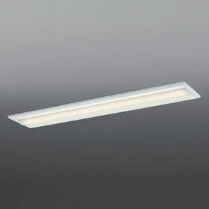 コイズミ照明 LEDベースライト 40形 埋込型 Cチャンネル回避・1灯用 W220 4000lmクラス 非調光 白色 AD..