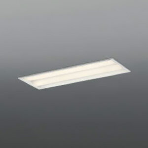 コイズミ照明 LEDベースライト 20形 埋込型 W220 1600lmクラス 非調光 白色 AD92043L+AE49452L