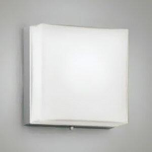 コイズミ照明 LED一体型ブラケットライト 階段通路用 防雨型 白熱球60W相当 非調光 昼白色 シルバーメタリック AU50615